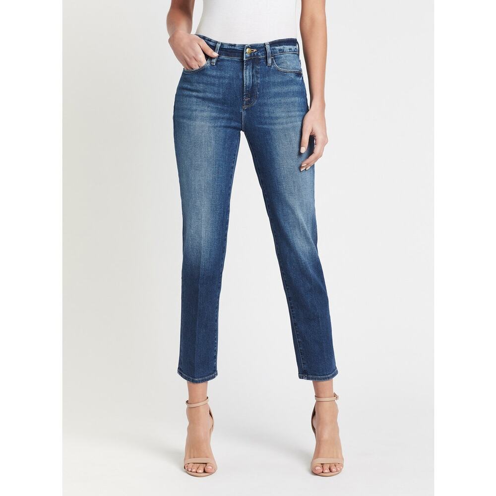 FRAME DENIM Dark Wash Le Nouveau Straight Jessie Jean Size 25